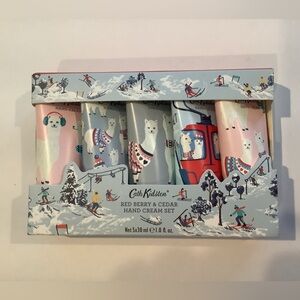 Cath Kidston Alpine Alpaca Mini Hand Cream Set Of 5 New